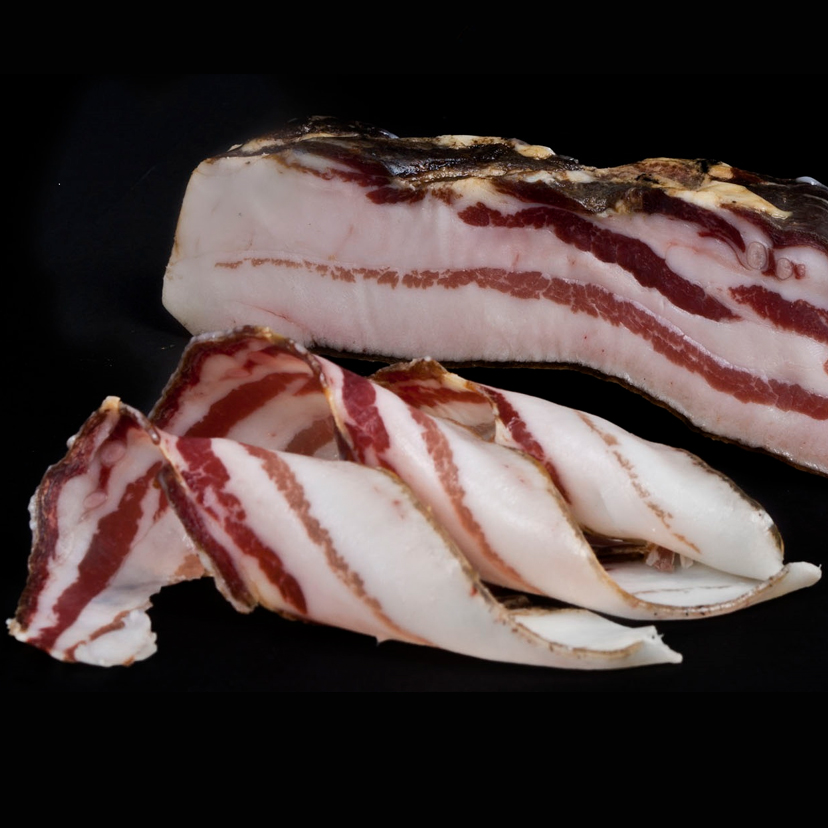 Pancetta From The Black Calabrian Pig (suino Nero Di Calabria) Az