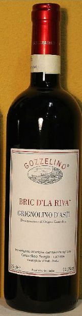 GRIGNOLINO D’ASTI DOC 'BRIC D'LA RIVA' - GOZZELINO