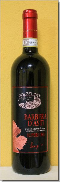 BARBERA D’ASTI DOCG SUPERIORE SERGIO - GOZZELINO